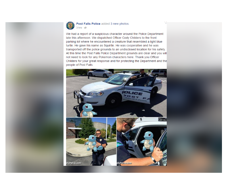Post Falls Police Department Hilariously Warns Public About Poke Spokane North Idaho News 8033