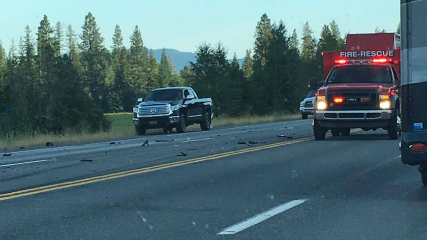 Multi Vehicle Crash Blocks Highway 95 North Of Sandpoint Spokane North Idaho News And Weather 8141