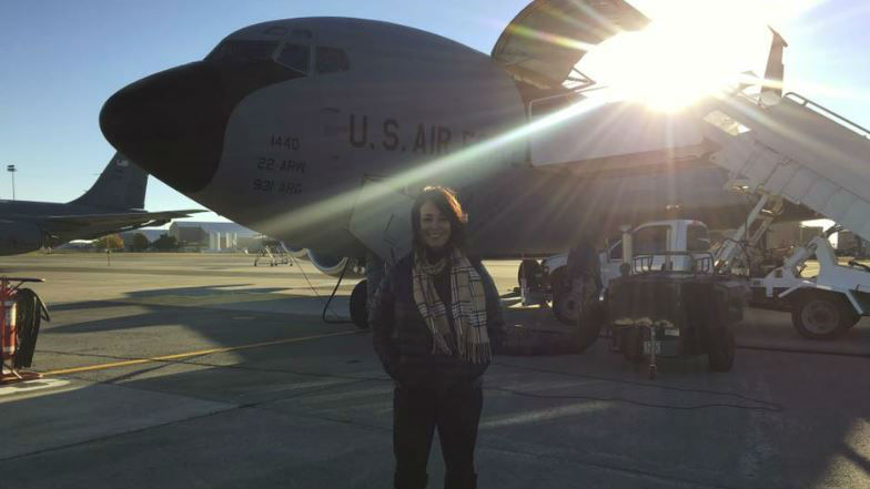PHOTOS: Fairchild AFB takes Stephanie Vigil on refueling 