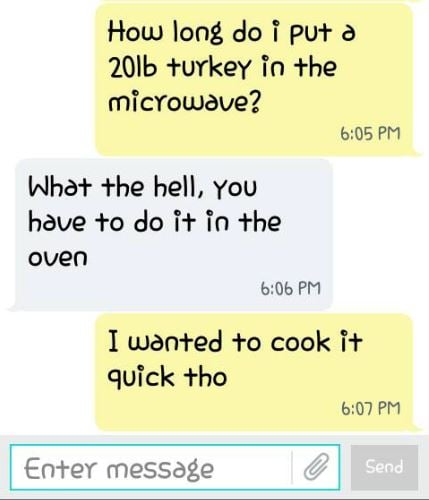 Guess who forgot to take the thermometer out when I checked on the turkey?  : r/facepalm