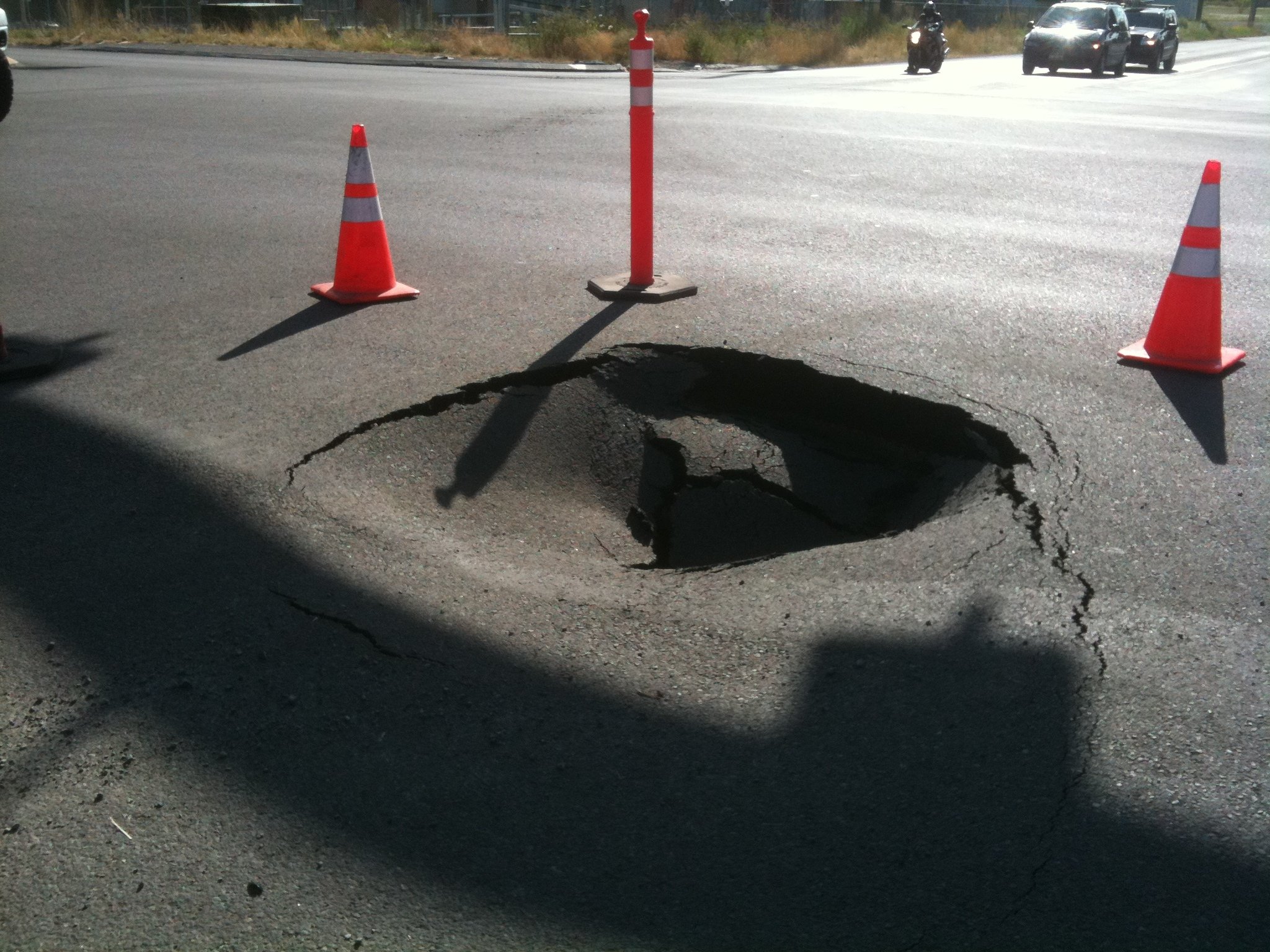 Sinkhole in Post Falls Spokane, North Idaho News & Weather