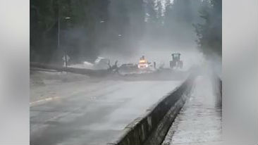 bonners ferry mudslide idaho khq weather fallen trees roads block spokane north