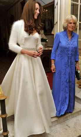 william and kate royal wedding dress. The dress after the wedding