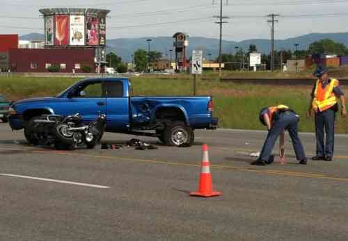 Crash Involving Motorcycle And Pickup Truck In Spokane ...