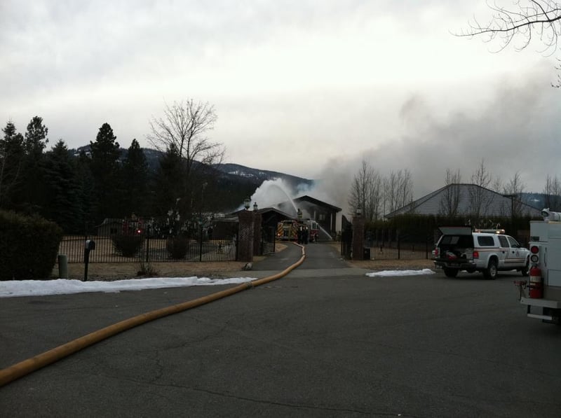 Firefighters Attacking Fire In Post Falls Spokane, North Idaho News