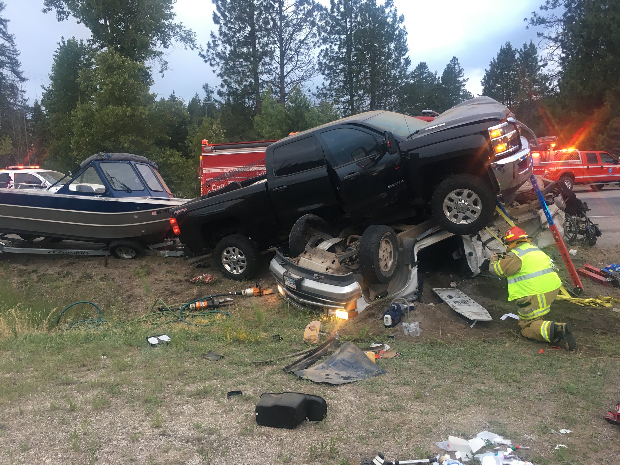 Driver Charged With Following Too Close In Highway 395 Crash Spokane North Idaho News 1275