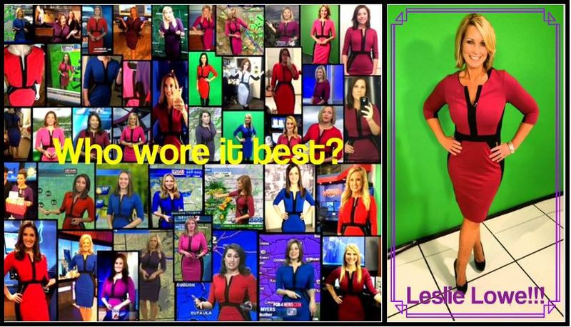 Hot Clicks: Leslie Lowe gets the coveted "meteorologist dress