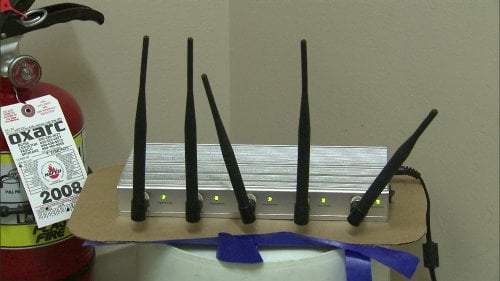Cell phone jammer designed to block students from calling and texting