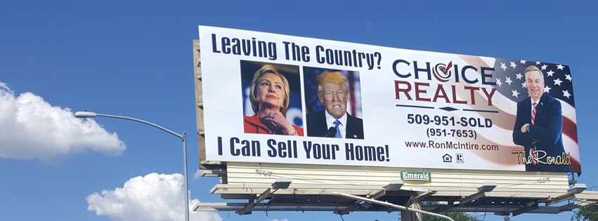 Spokane realtor's billboard attracting attention - Spokane, North Idaho ...