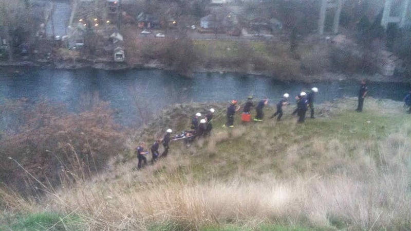 Crews work to save boy that fell 20-30 ft. rock climbing Crews work to save boy that fell 20-30 ft. rock climbing